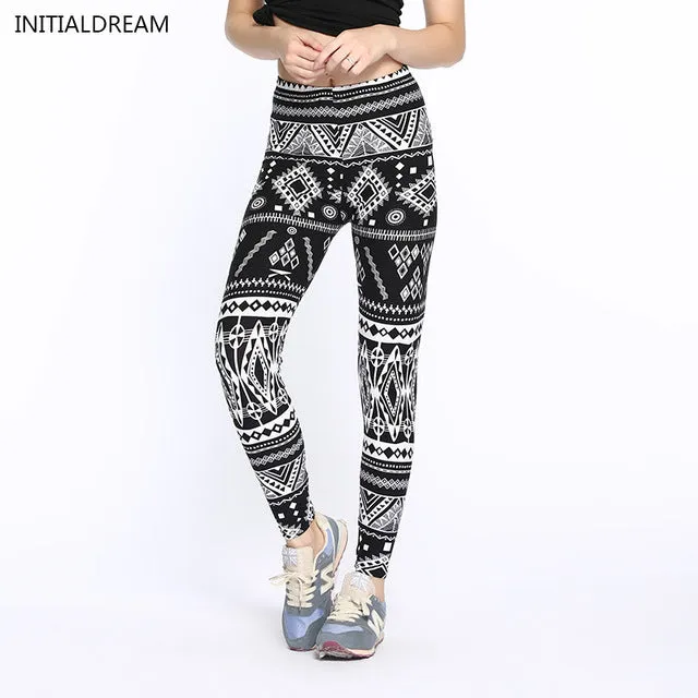 30 Color 2019 Camouflage Printing Elasticity Leggings Green/Blue/Gray Camouflage Fitness Pant Legins Casual Legging For Women