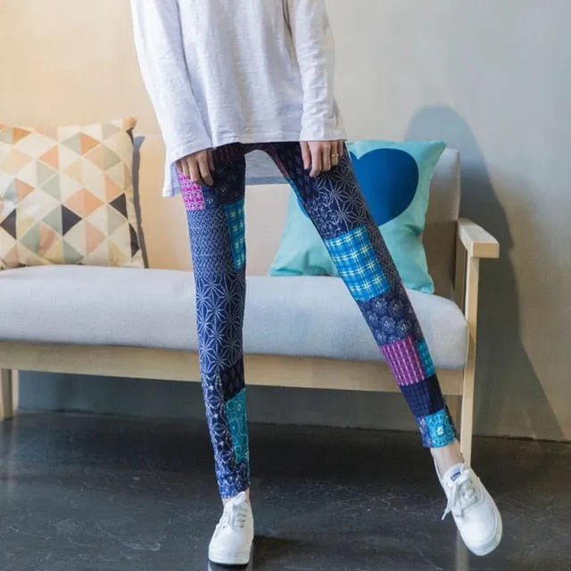 30 Color 2019 Camouflage Printing Elasticity Leggings Green/Blue/Gray Camouflage Fitness Pant Legins Casual Legging For Women