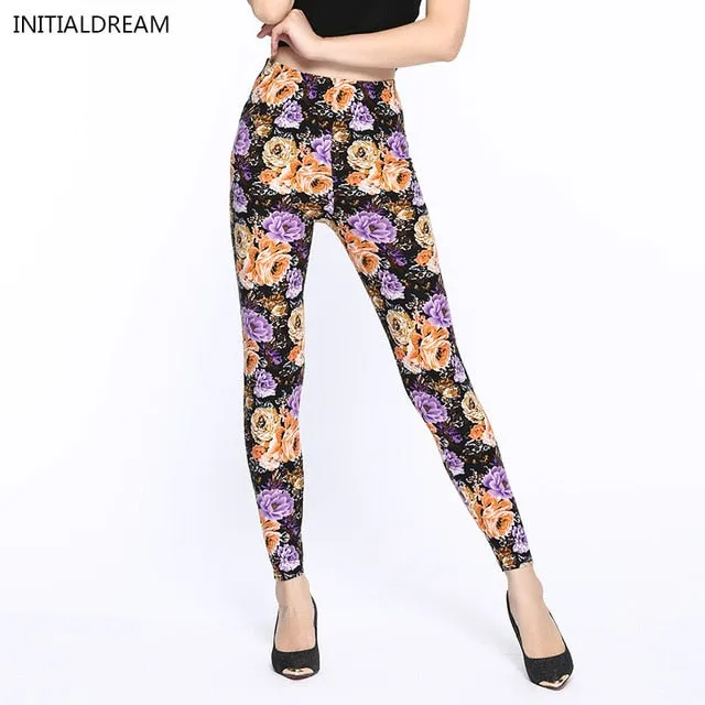 30 Color 2019 Camouflage Printing Elasticity Leggings Green/Blue/Gray Camouflage Fitness Pant Legins Casual Legging For Women