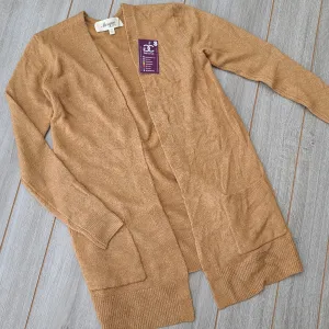 Addison Cardigan mustard/brown