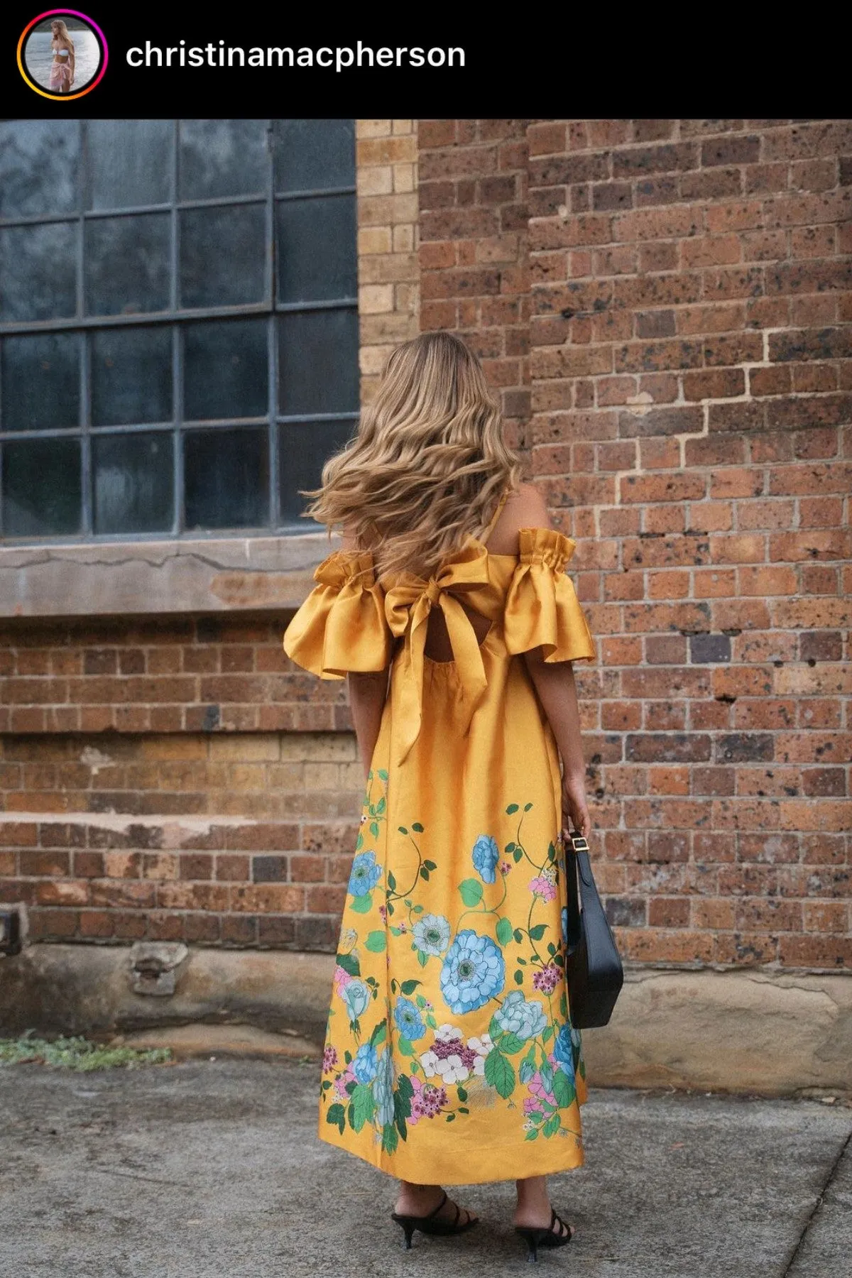 ALEMAIS Dana Midi Dress (Marigold)