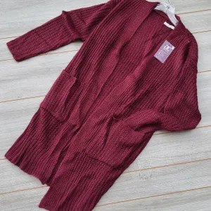 Alice Burgundy cardigan
