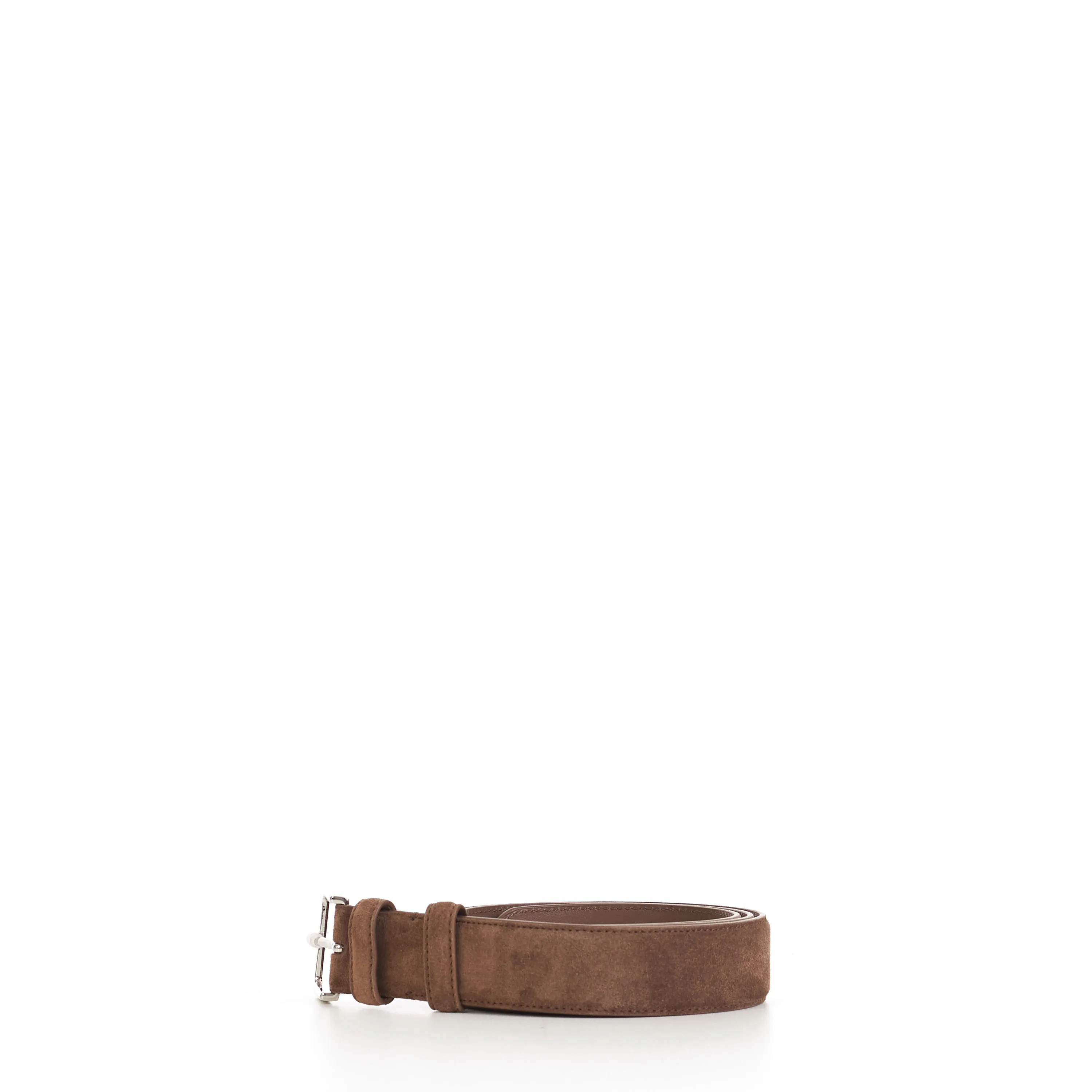 Alsavel Belt In Noce Brown Suede Calf Split