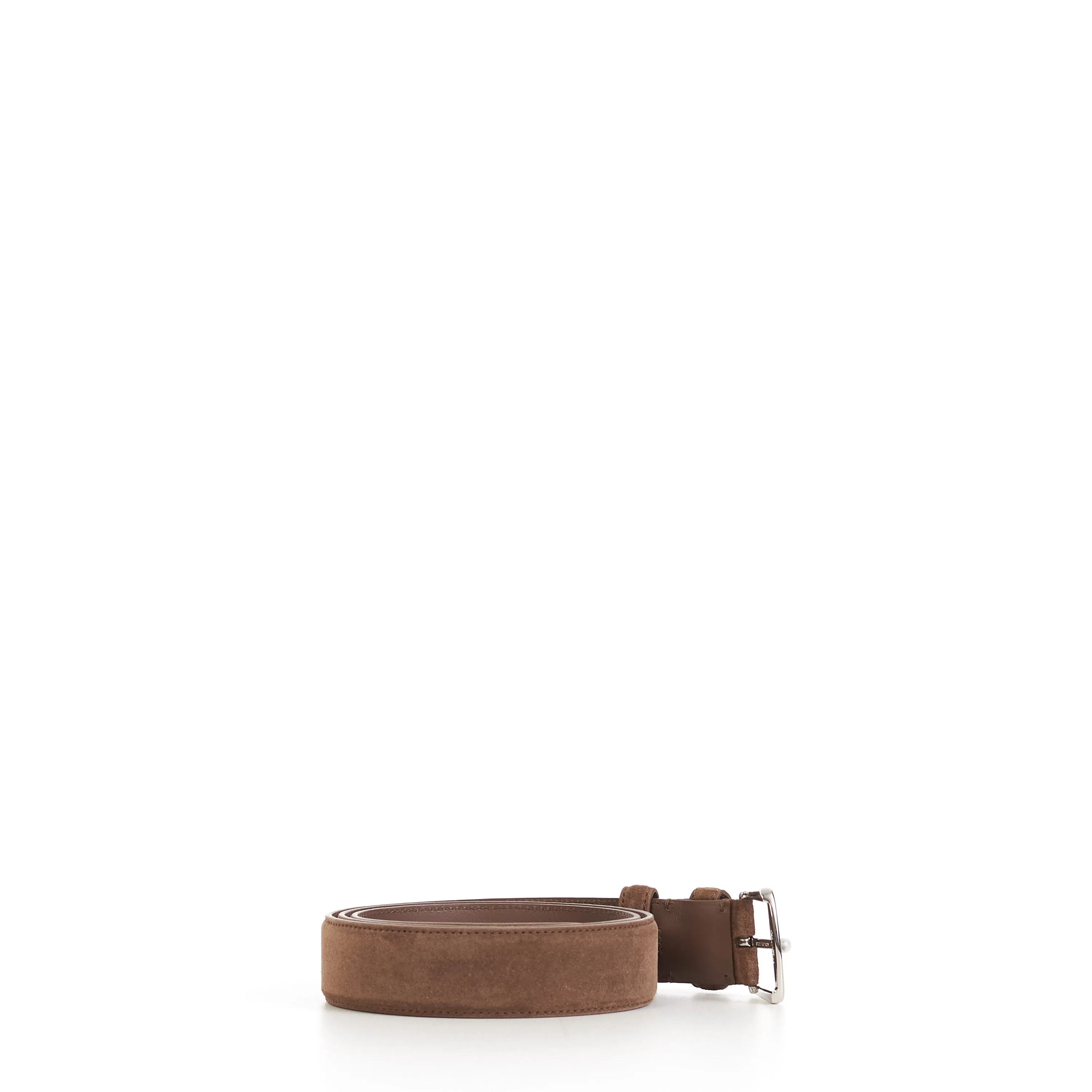 Alsavel Belt In Noce Brown Suede Calf Split