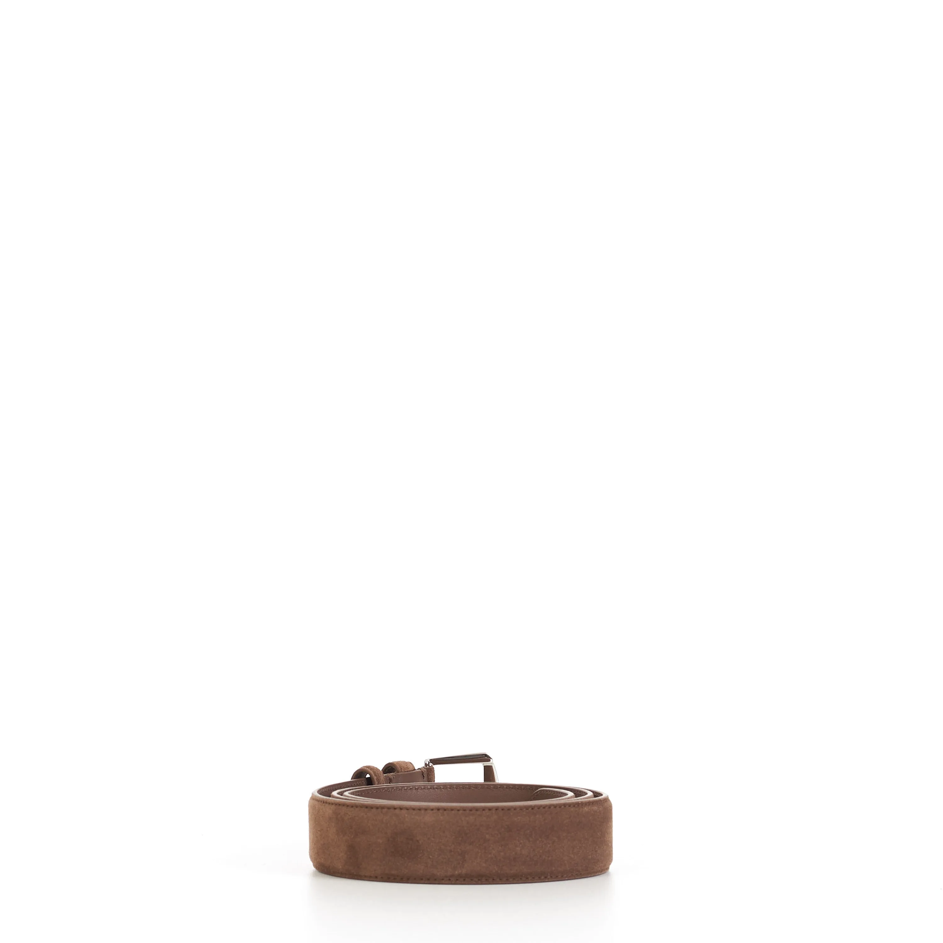 Alsavel Belt In Noce Brown Suede Calf Split