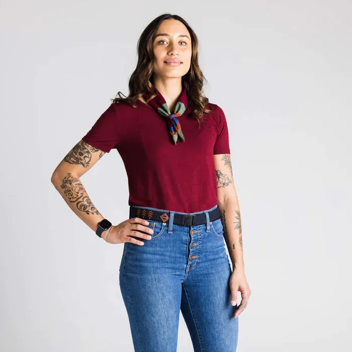 Arcade Blackwood Slim Belt Navy