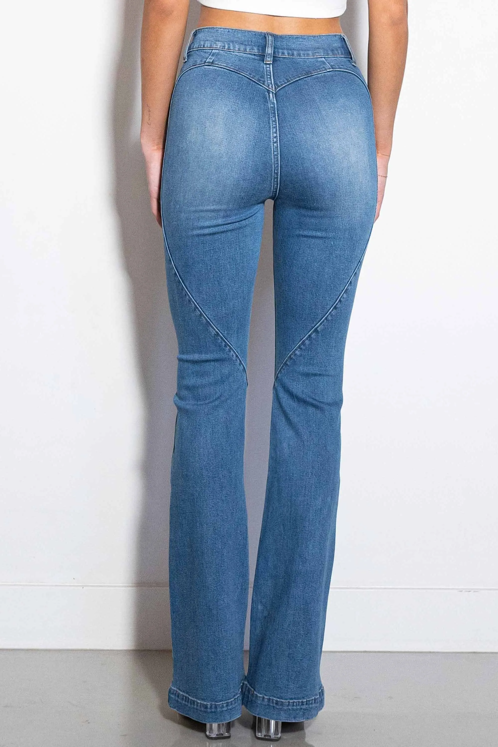 Back to School Heart Bootcut Jeans