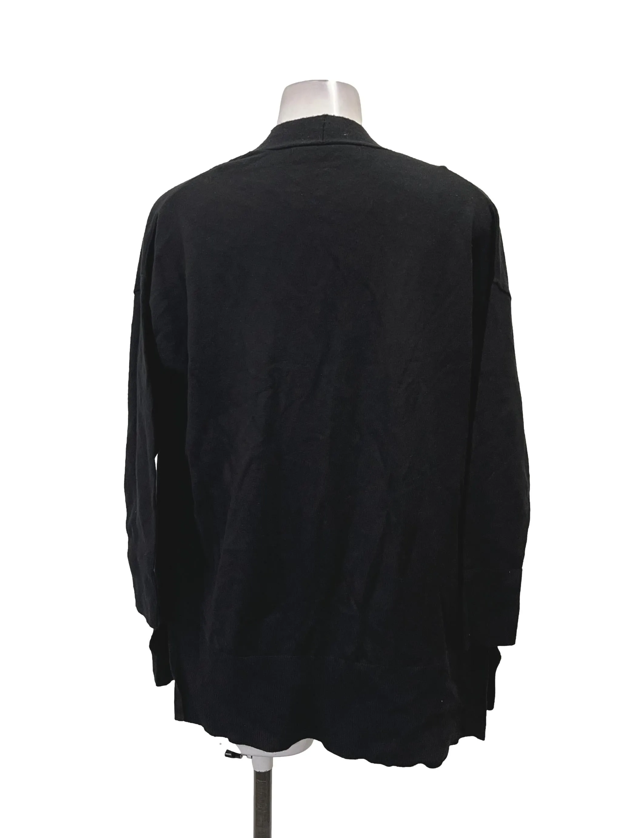 Basic Plain Black Cardigan