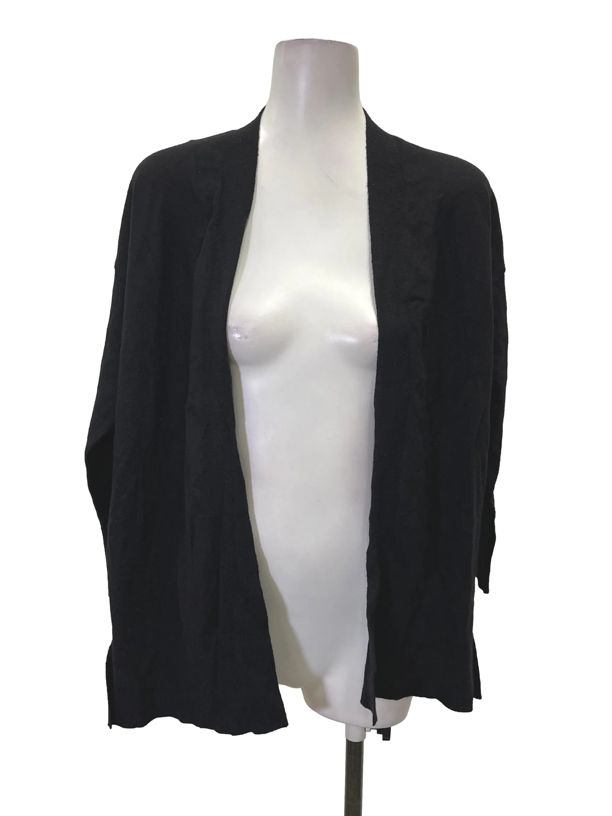 Basic Plain Black Cardigan