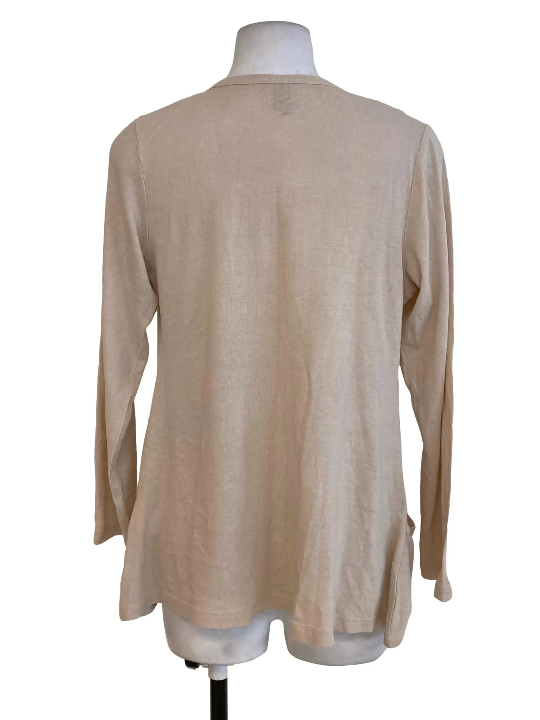 Beige Knitted Cardigan