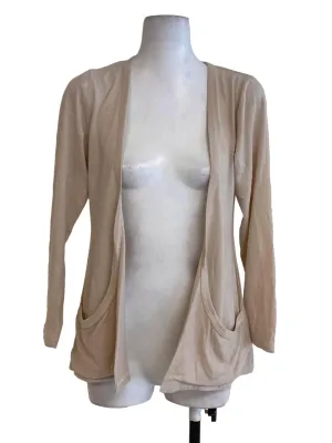 Beige Knitted Cardigan