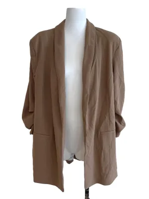Beige Stretch Blazer