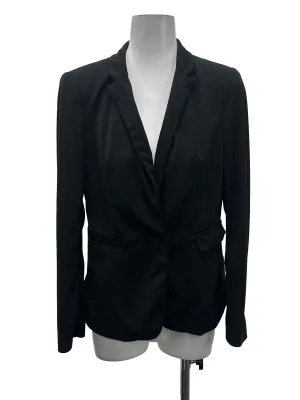 Black Single-Button Blazer