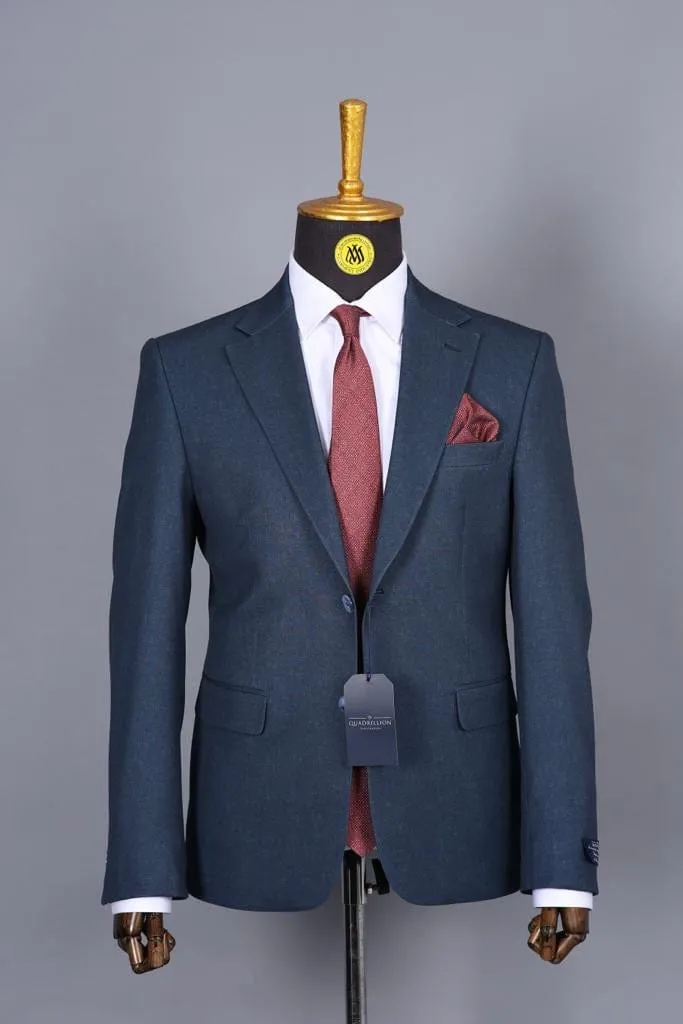 Blazer Bleu Motif 12