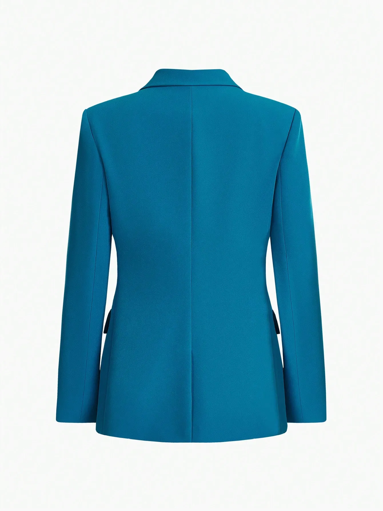 Blazer cruzado con solapa pico