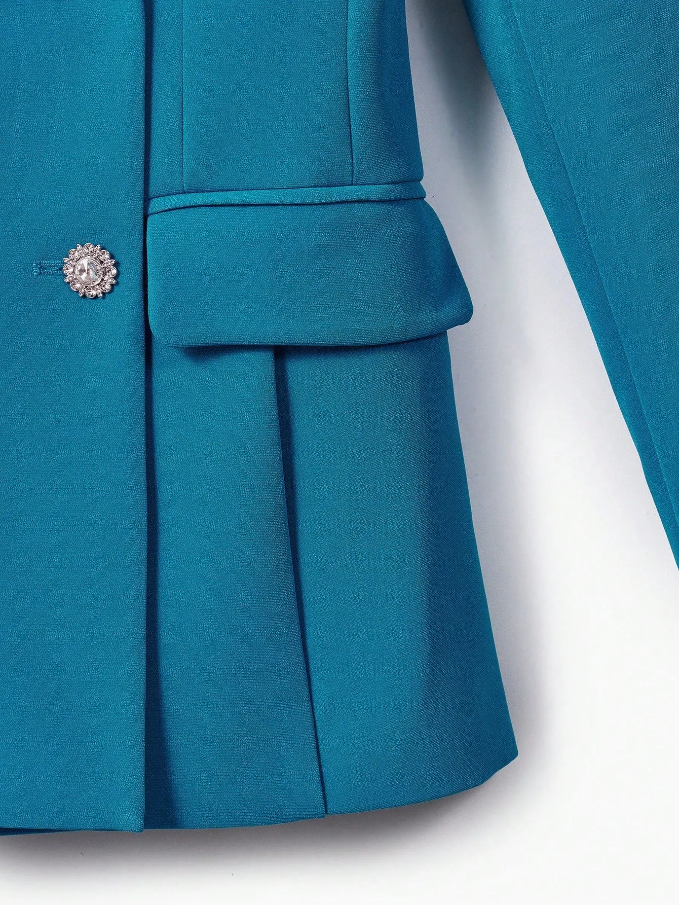 Blazer cruzado con solapa pico