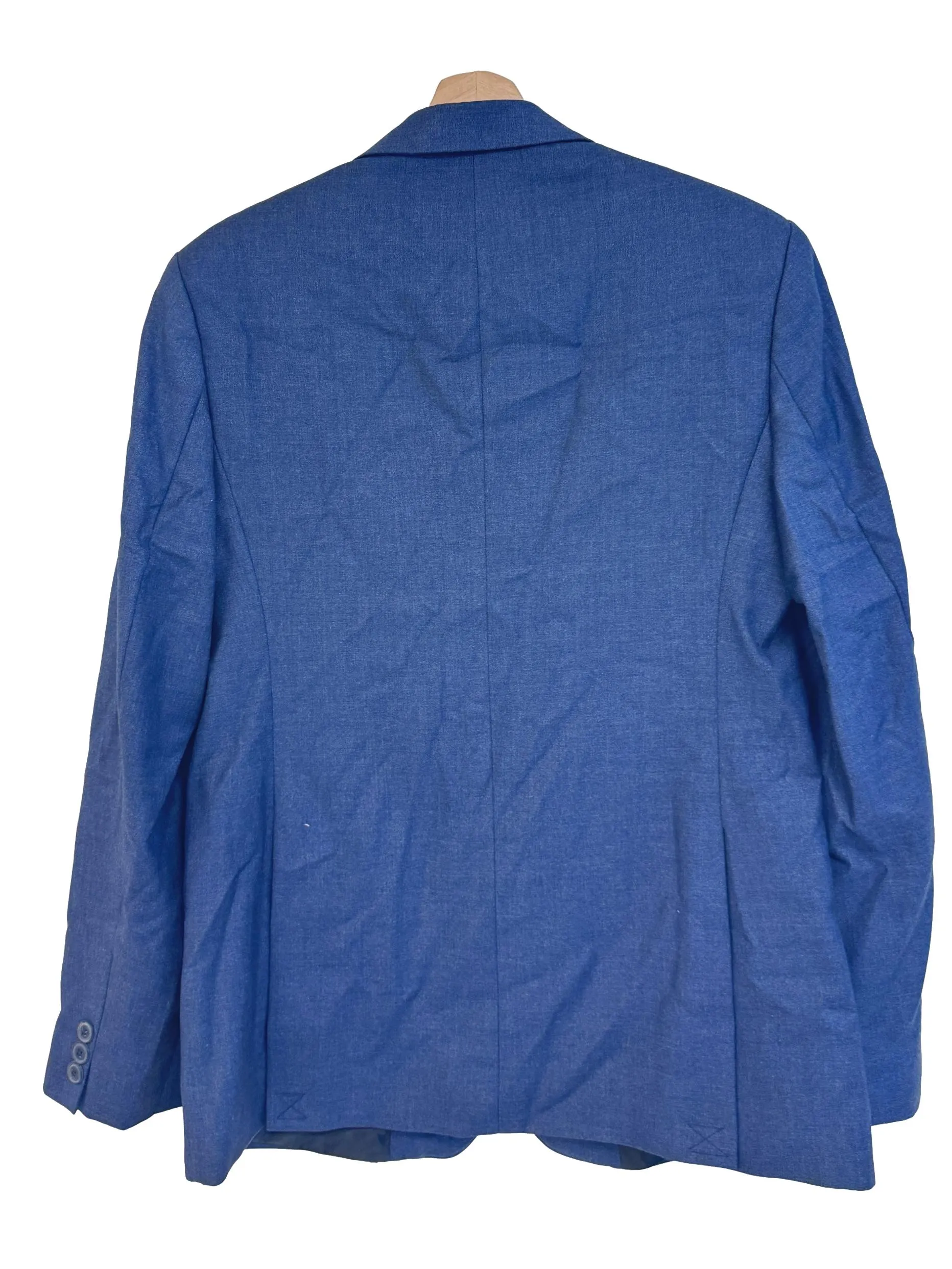 Blue Textured Blazer