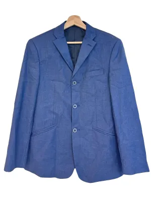 Blue Textured Blazer