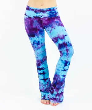 Blueberry Ice Dye Yoga Pants