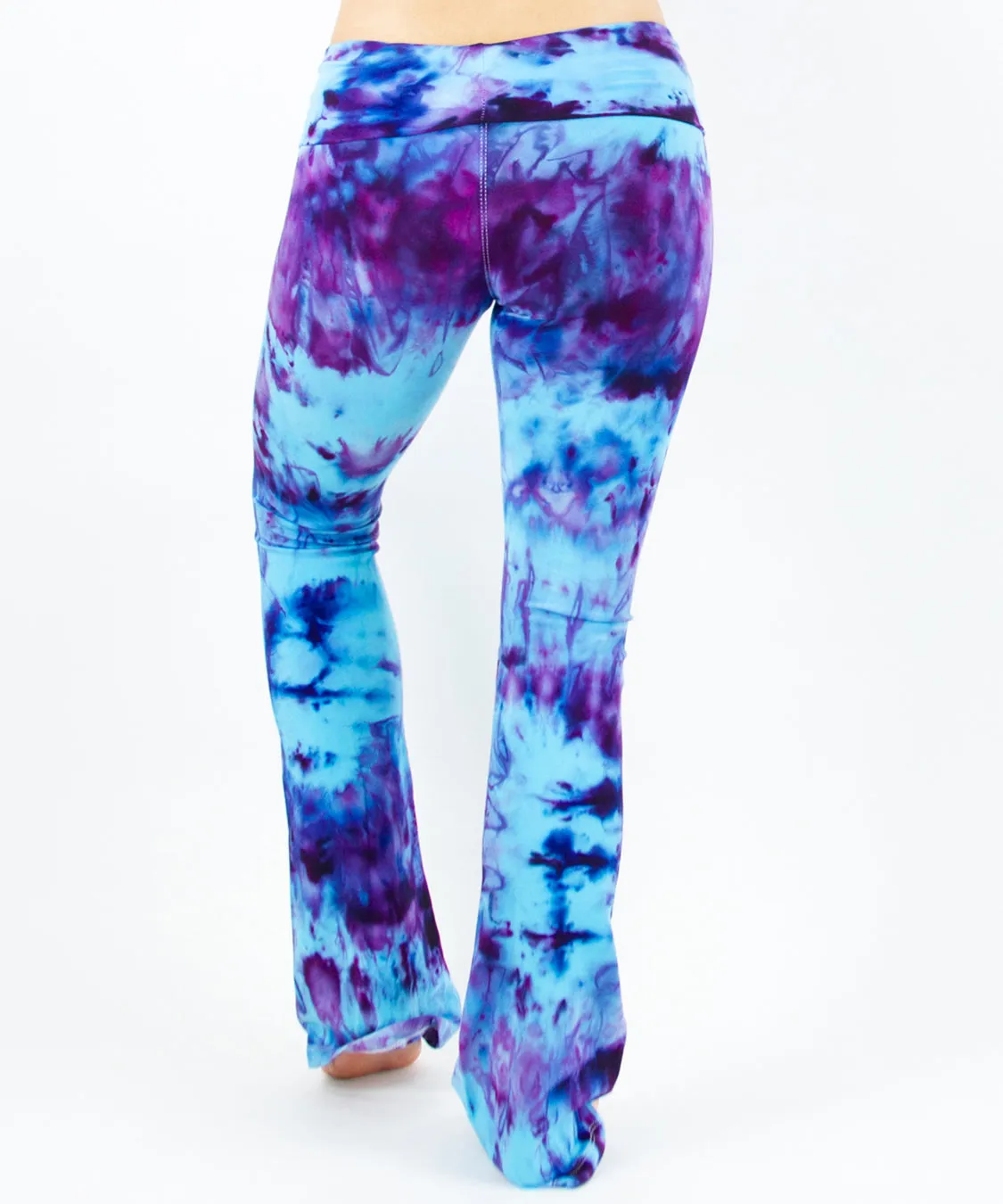 Blueberry Ice Dye Yoga Pants