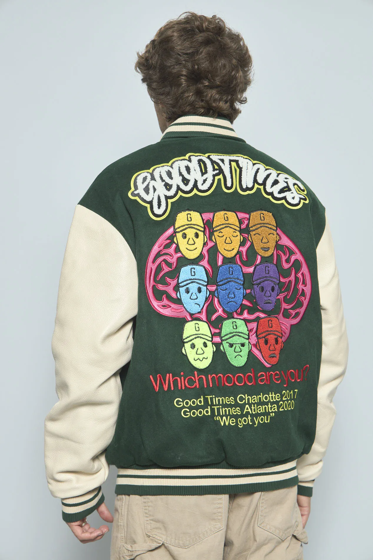 Bomber Multicolor Good Times Talla Xl
