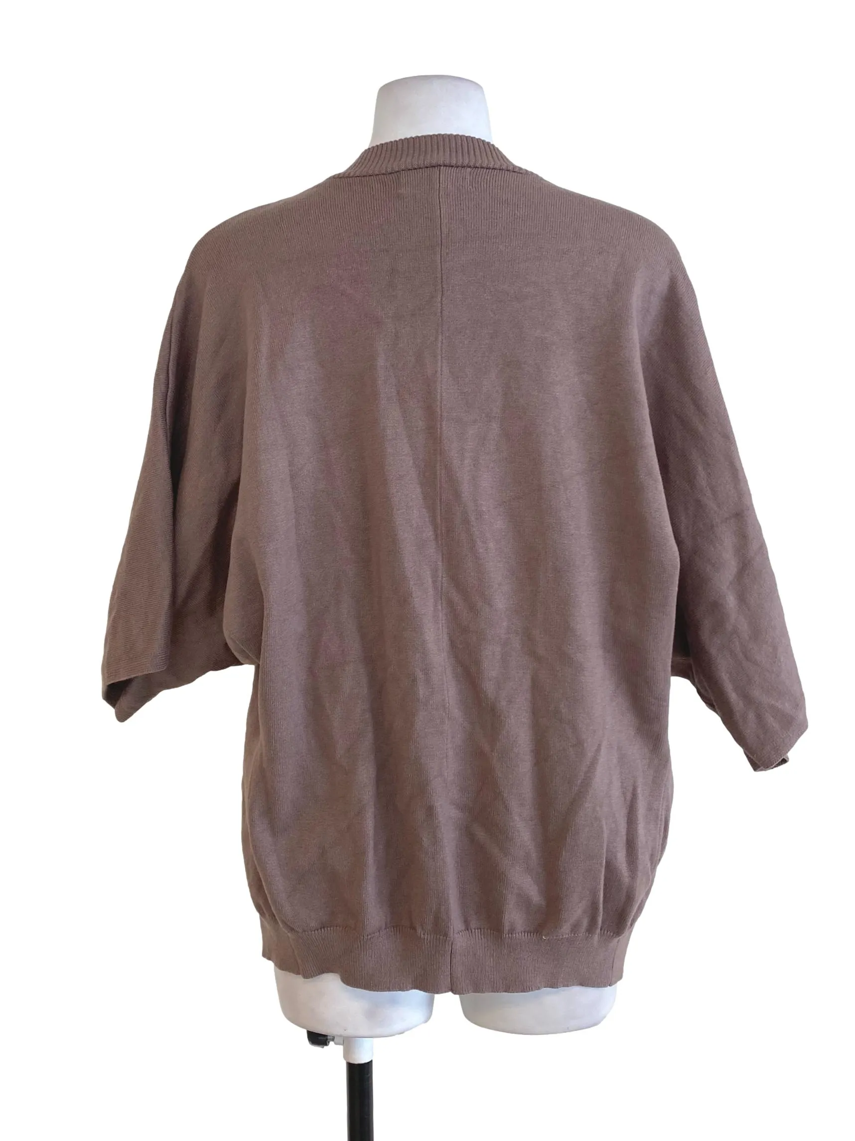 Brown Knitted Cardigan
