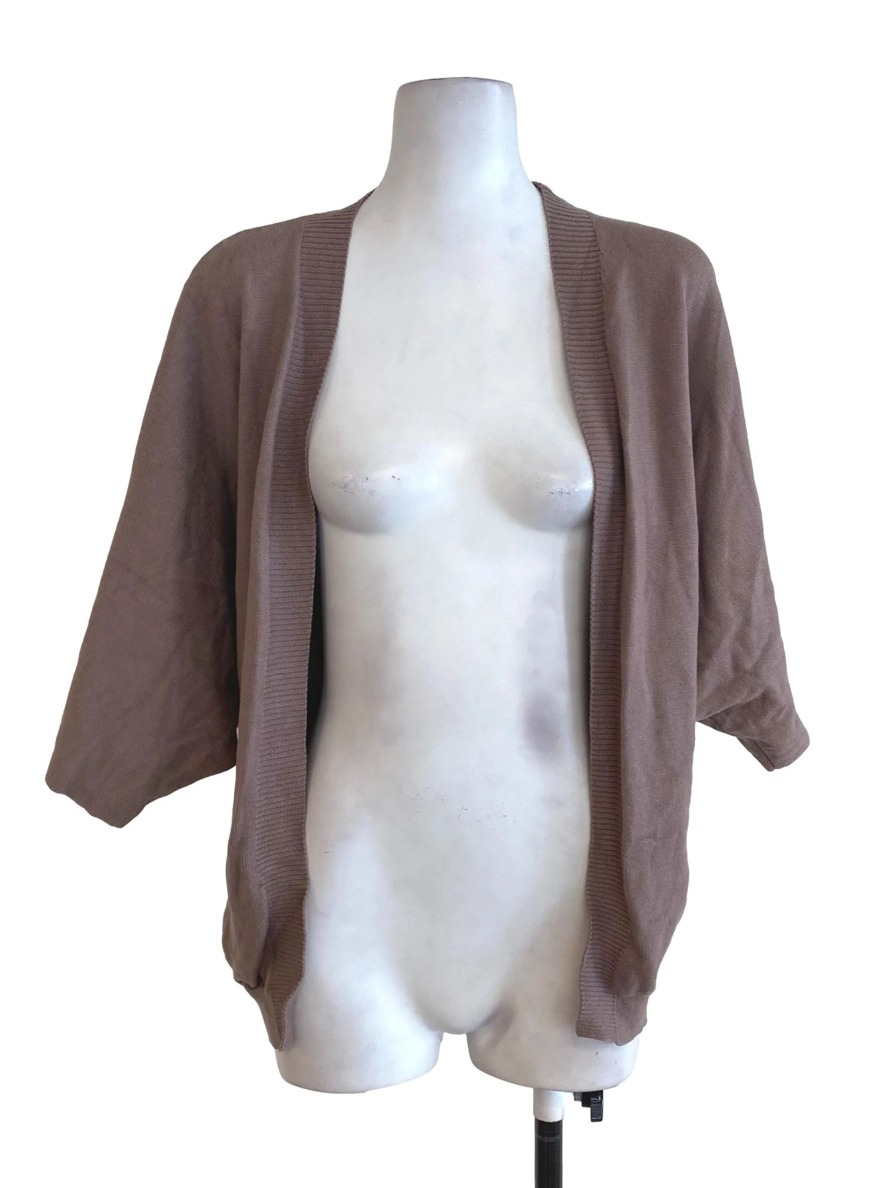Brown Knitted Cardigan