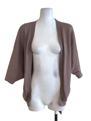 Brown Knitted Cardigan