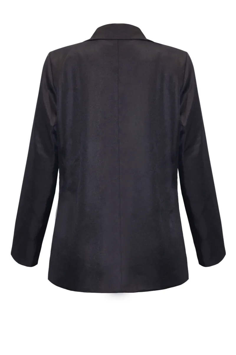 Casual Leopard Patchwork Turndown Collar Outerwear(6 Colors)