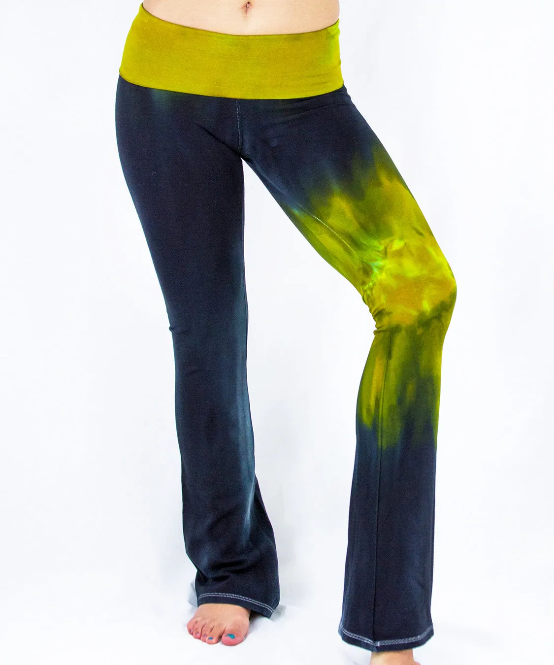 Citrine Chakra Tie Dye Yoga Pants
