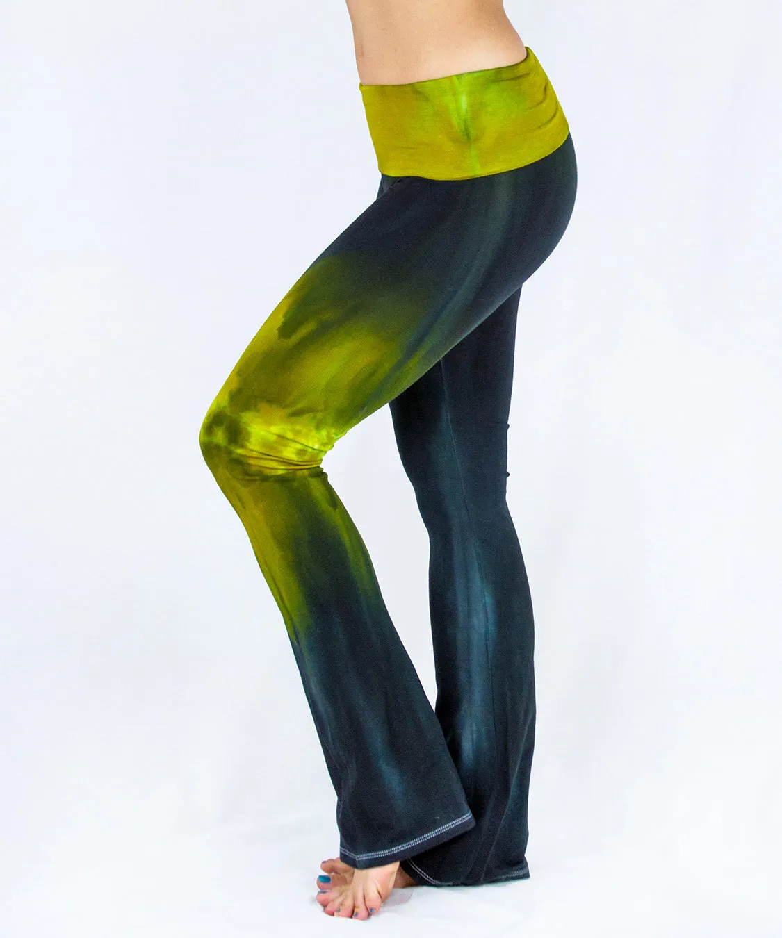 Citrine Chakra Tie Dye Yoga Pants