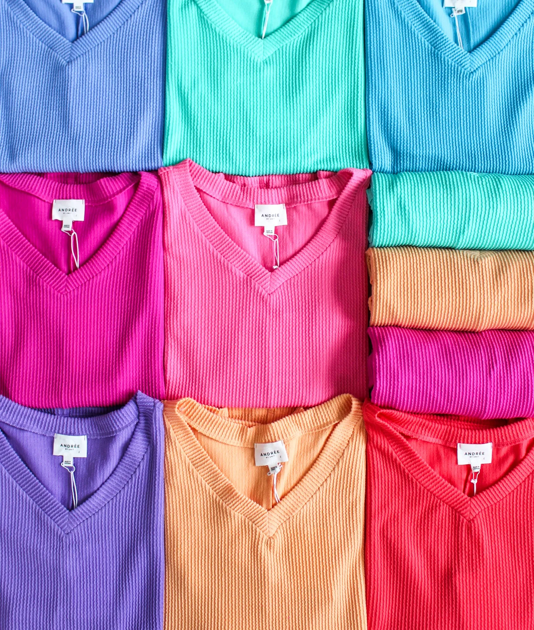 Color Crush V-Neck • Seafoam -  PLUS