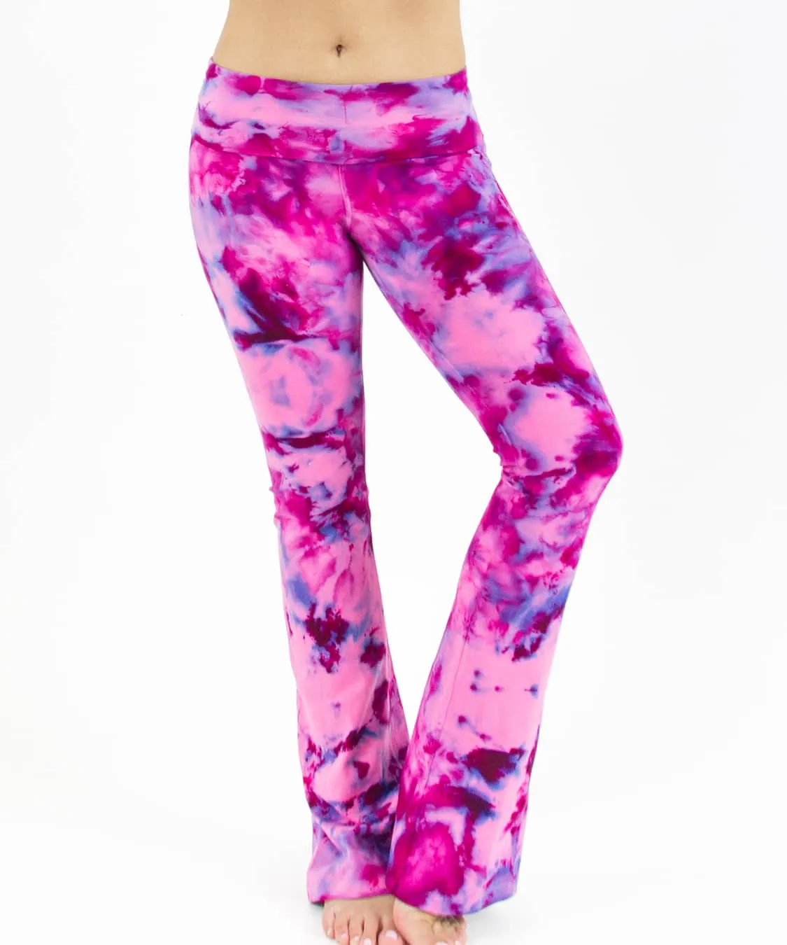 Cotton Candy Ice Dye Yoga Pants