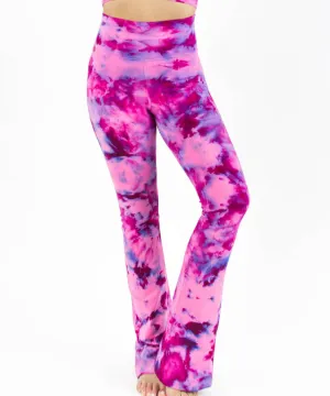 Cotton Candy Ice Dye Yoga Pants
