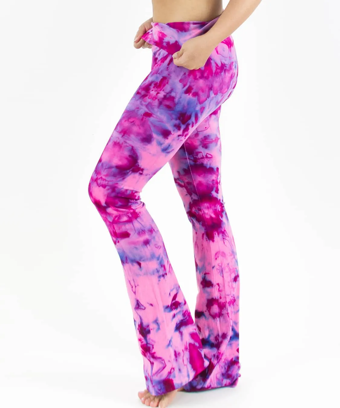 Cotton Candy Ice Dye Yoga Pants