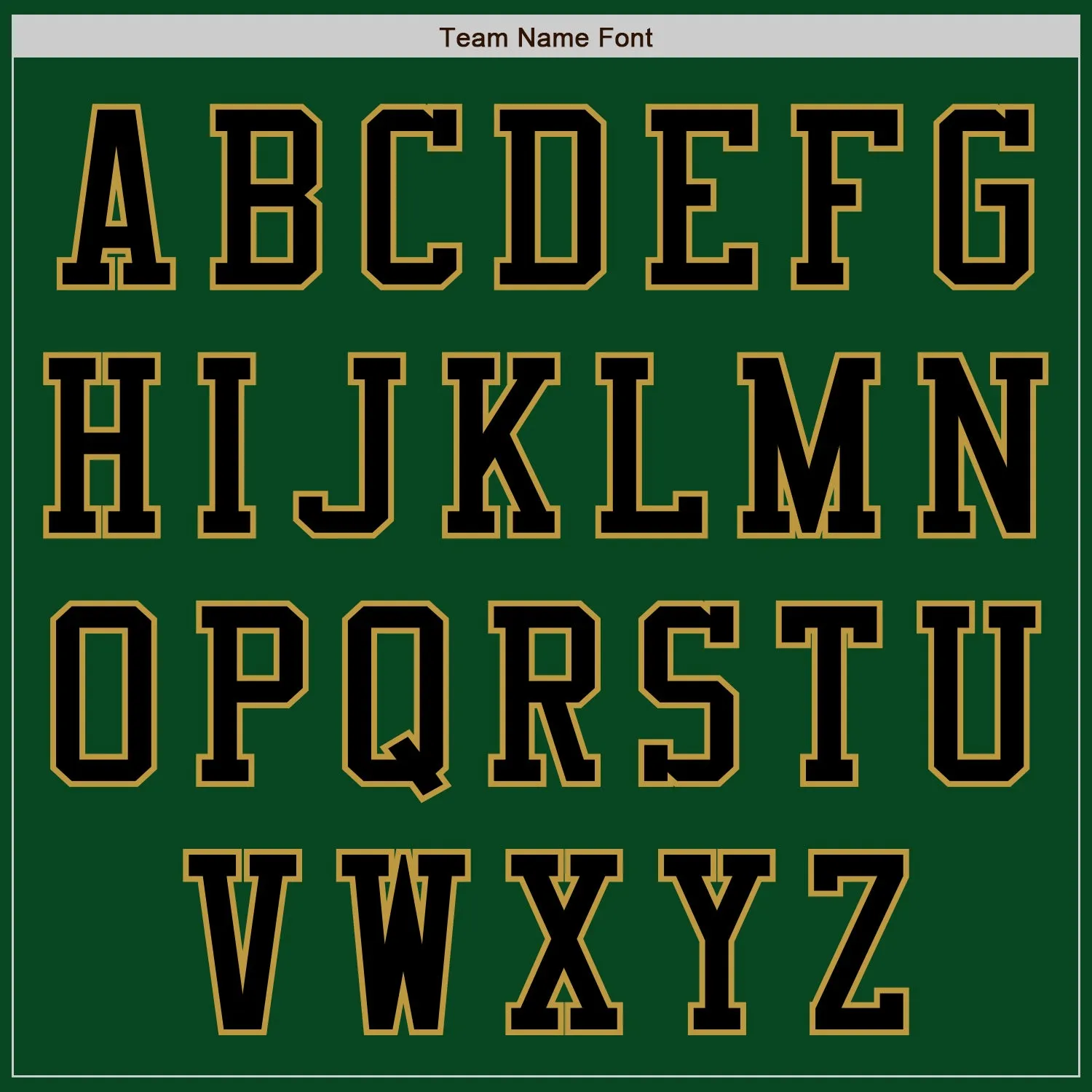 Custom Green Black-Old Gold Bomber Varsity Letterman Two Tone Zipper Jacket