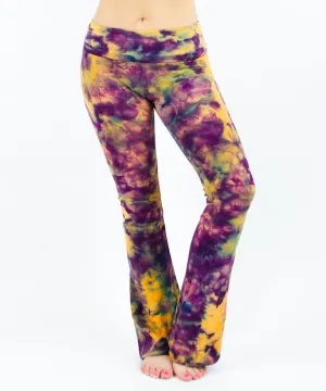 Desert Flower Tie Dye Yoga Pants