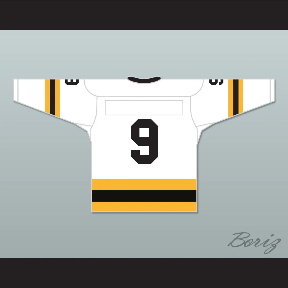EHL Syracuse Blazers 9 White Hockey Jersey