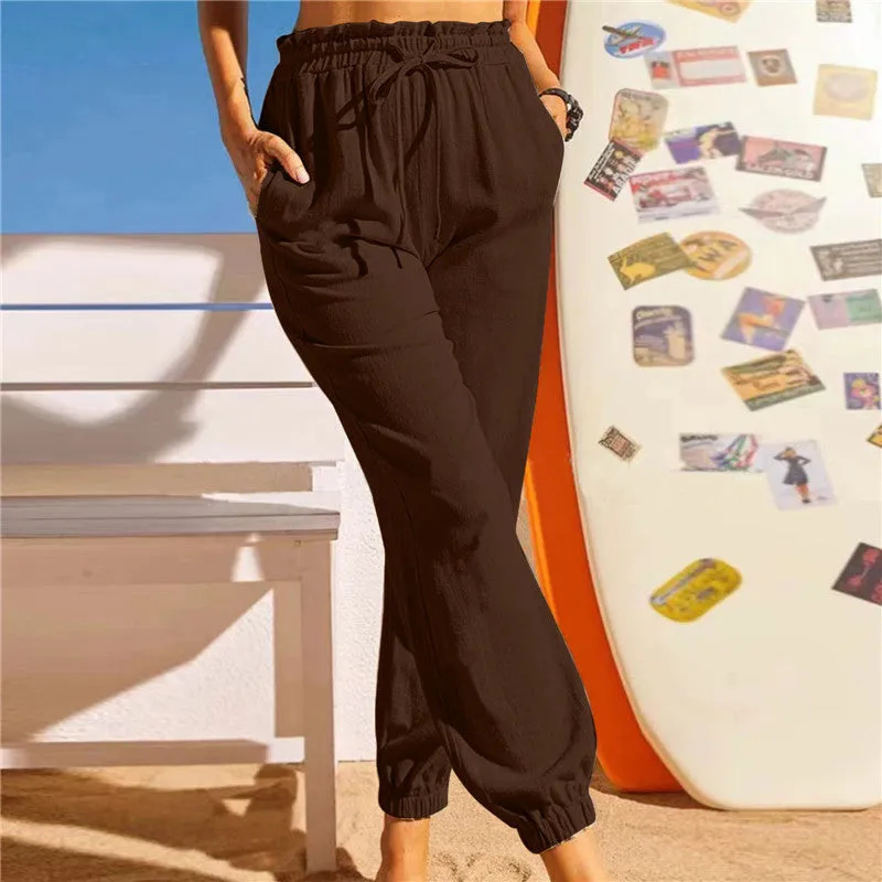 Elastic Casual Pants