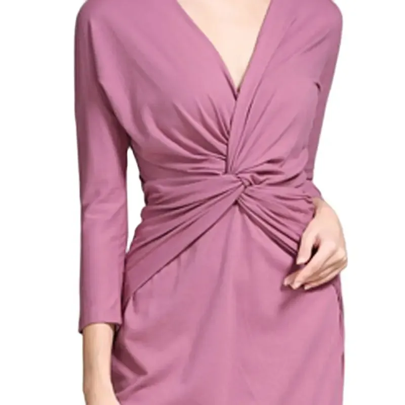 Emotion Moms Spring Pregnant Clothing 3/4 Sleeve Stretch Cotton Maternity Breastfeeding Dresses Women Pregnancy Clothes