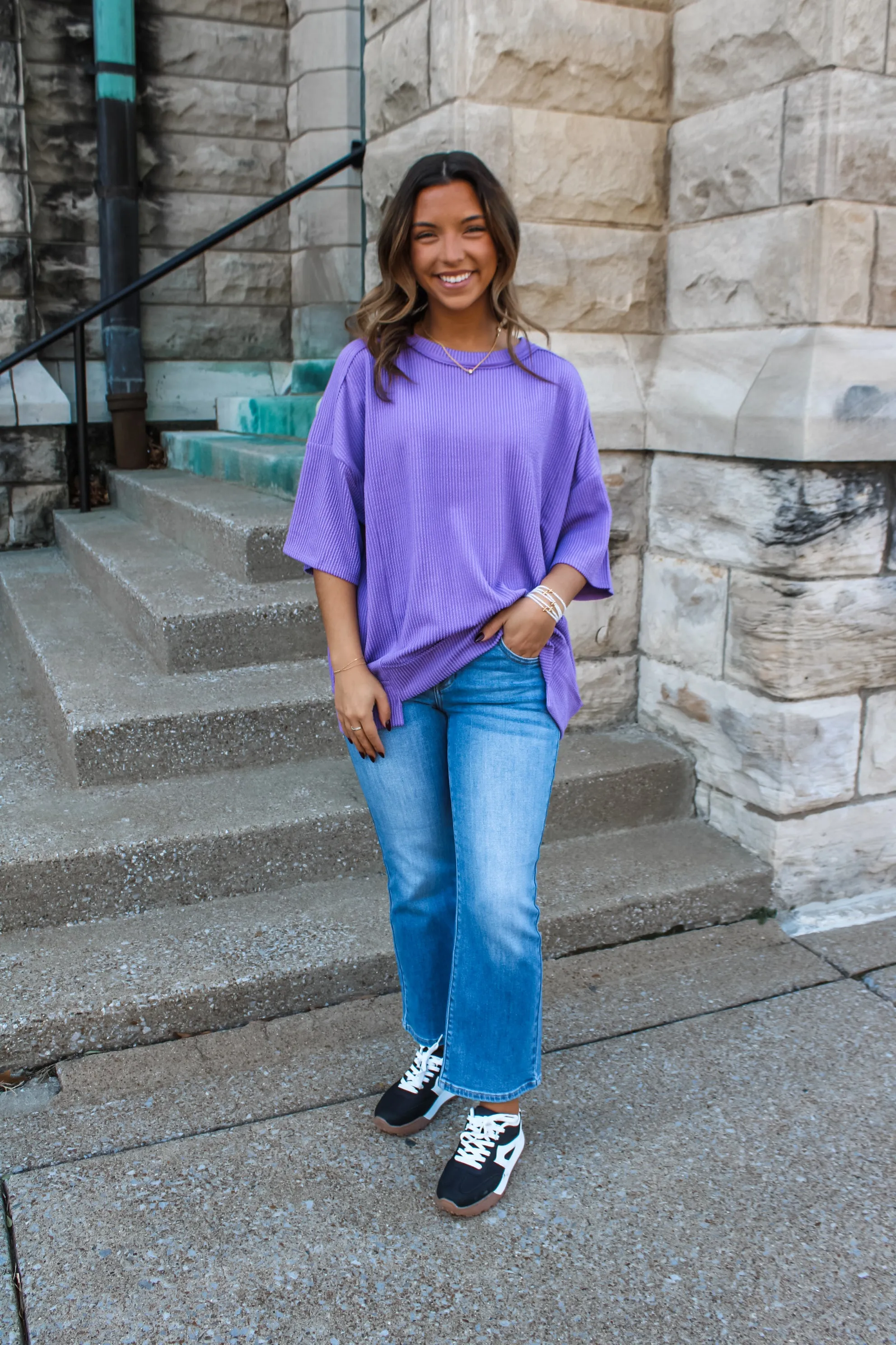 Everyday Essential Crewneck • Amethyst
