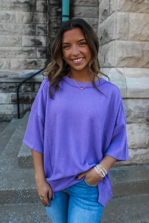 Everyday Essential Crewneck • Amethyst