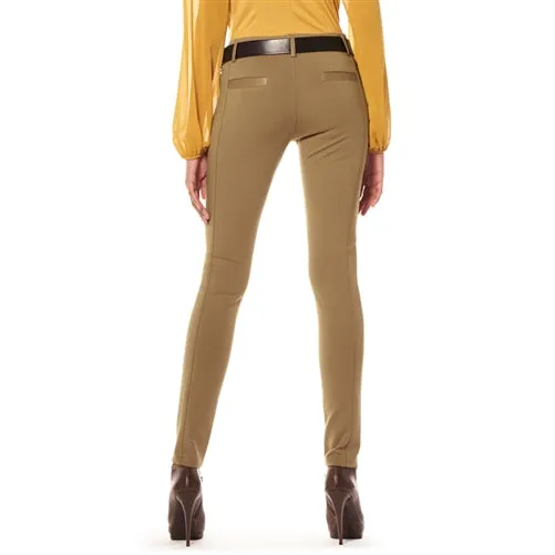 Faux Leather Front Pants/Leggings
