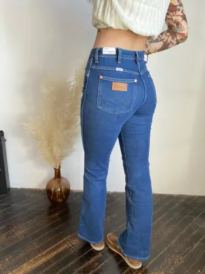 Final Sale ✨ Wrangler Dusty Cobalt Denim Bootcut