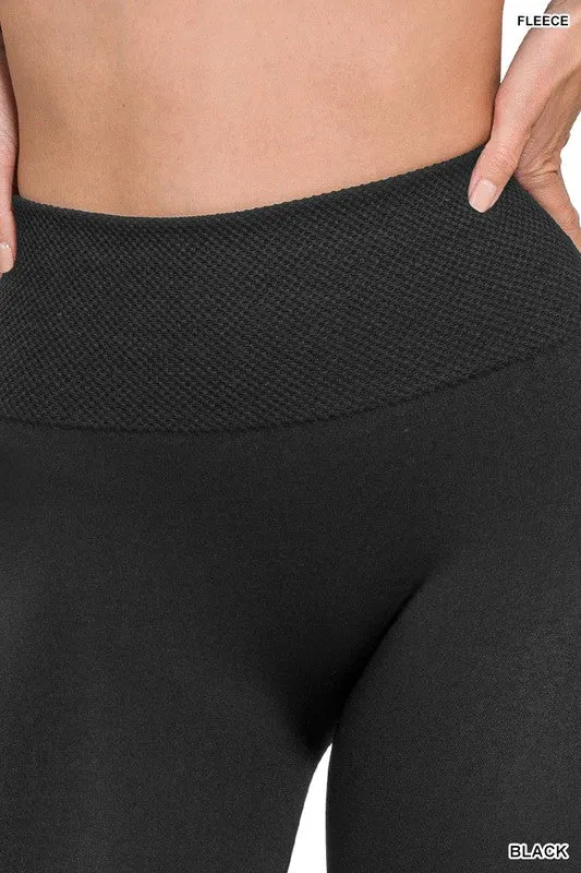 Fleece Lined Leggings in Black * on sale