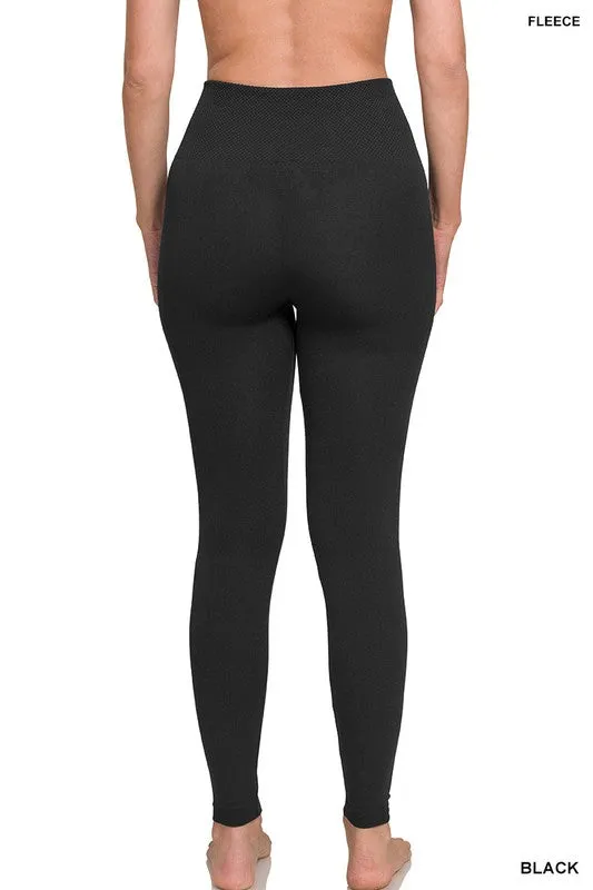 Fleece Lined Leggings in Black * on sale