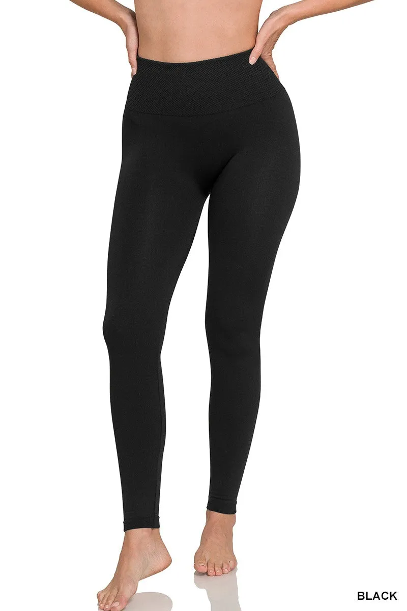 Fleece Lined Leggings in Black * on sale