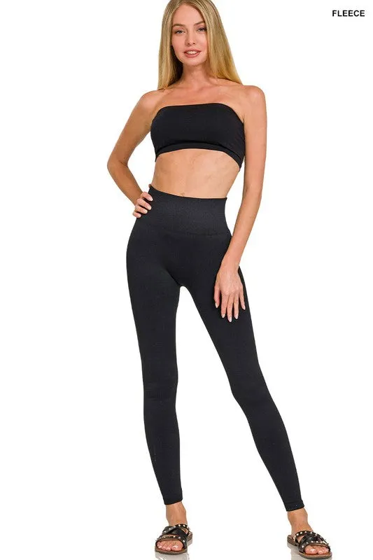 Fleece Lined Leggings in Black * on sale