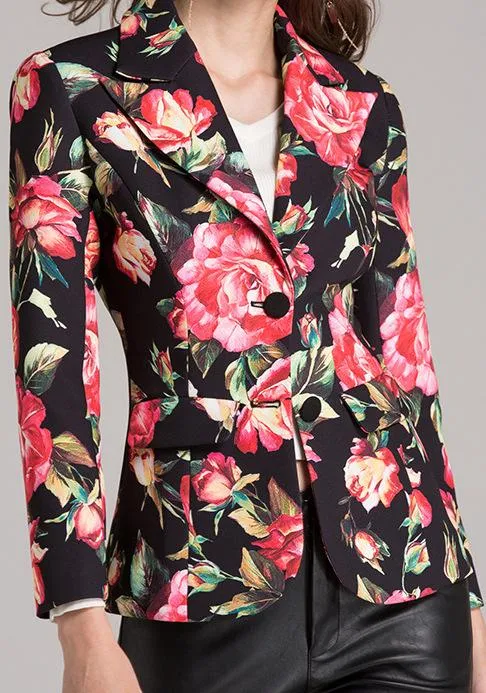 Floral Print Blazer