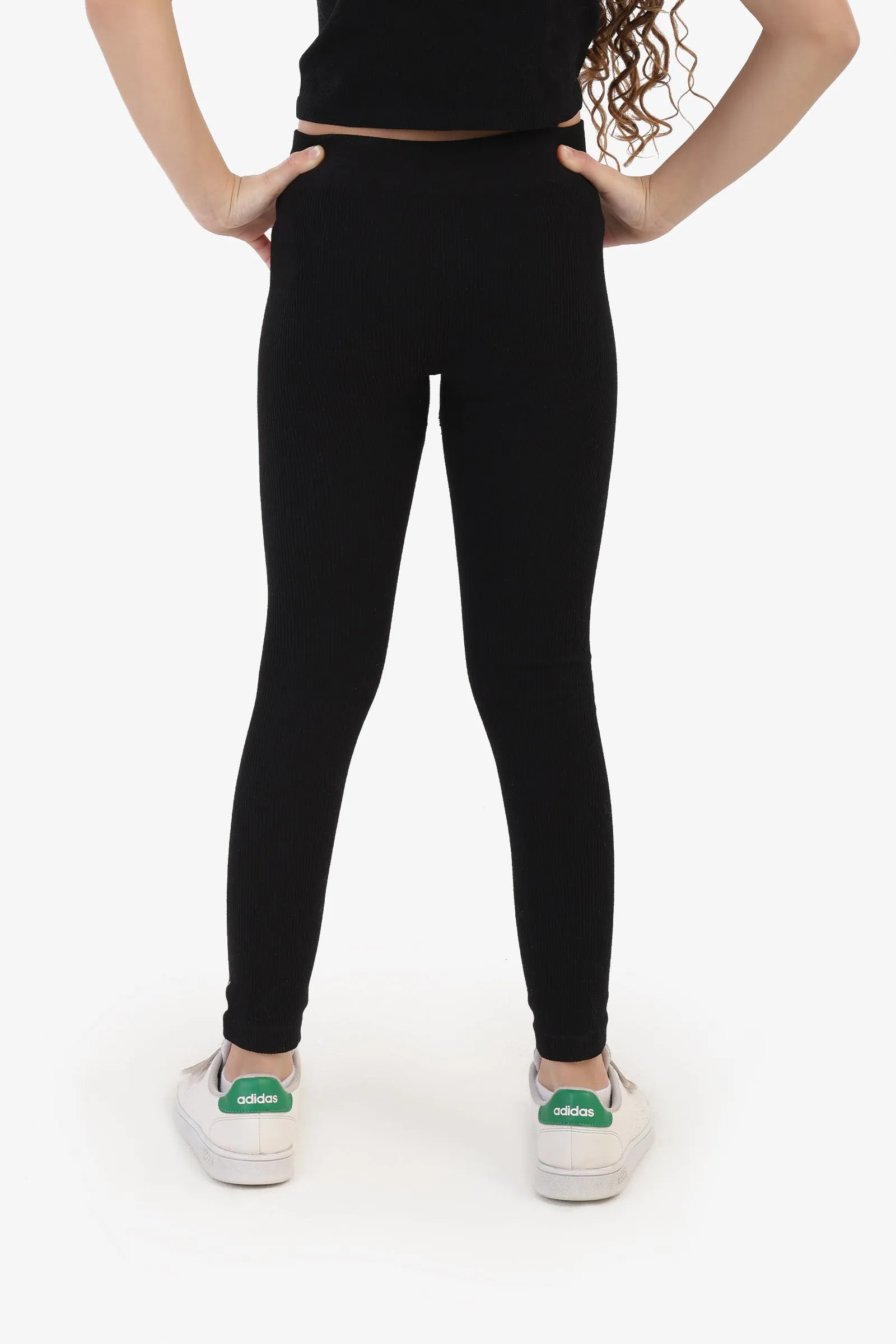 Girly Ribbed Leggings